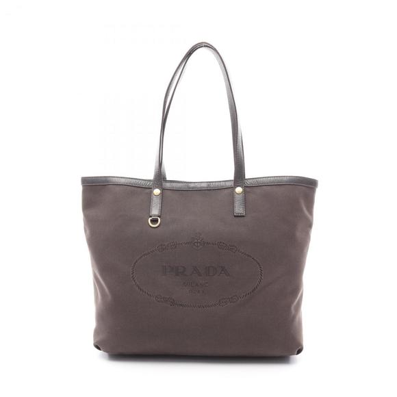 PRADA Brown Leather Tote Bag - Picture 1 of 14